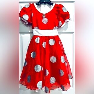 Beautiful Minnie mouse dress size 10/12